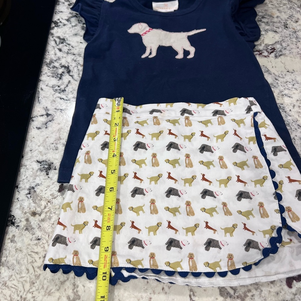 Hannah Kate top and matching skort